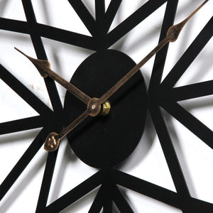 Wall Clock Large - Black - For Home Decor