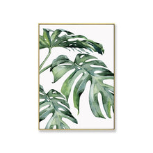 Load image into Gallery viewer, Watercolor Leaves Wall Art Canvas Prints (60x80cm) - For Home Decor
