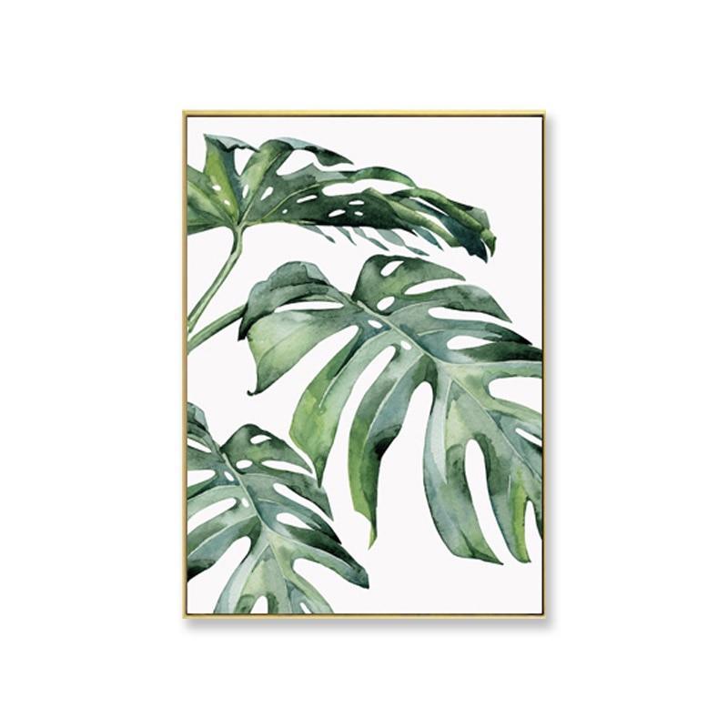 Green Botanic Wall Art Prints (60x80cm) - Decor Home