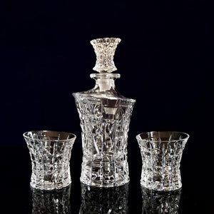 Whiskey Decanter and Glasses Set (Cœur Pur - Roi) - For Home Decor