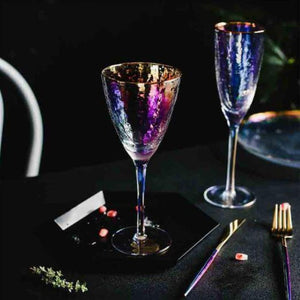 Wine Glasses (Lumière Arrosée- V) - For Home Decor