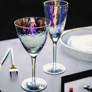 Wine Glasses (Lumière Arrosée- V) - For Home Decor