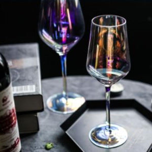 Wine Glasses Set of 4 (Lumière Arrosée- L) - For Home Decor