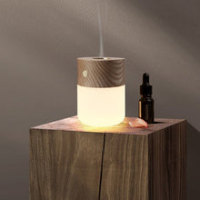 Load image into Gallery viewer, Wooden Aroma Diffuser Touch Switch Three-level Dimming Table Lamp - Fansee Australia
