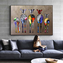 Load image into Gallery viewer, Zebra Wall Art Print (70x100cm) - For Home Decor
